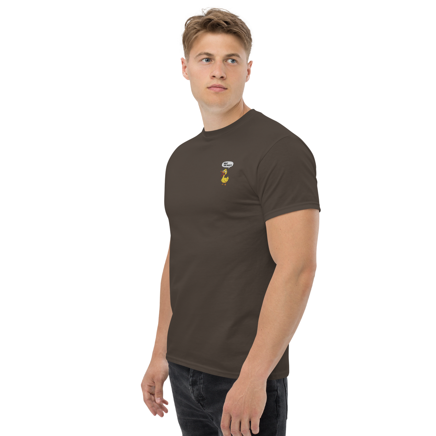 What the Duck? Tee Embroidered