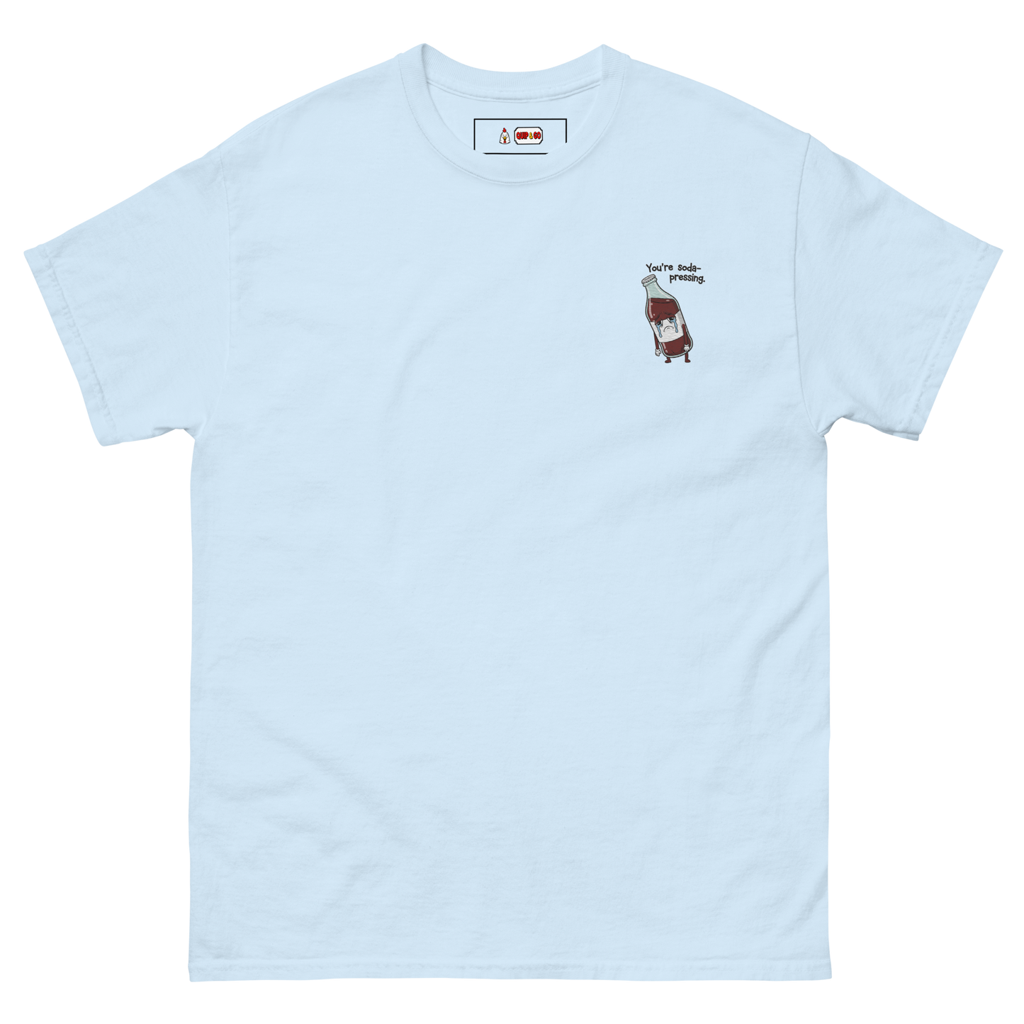 Soda-Pressing Tee Embroidered