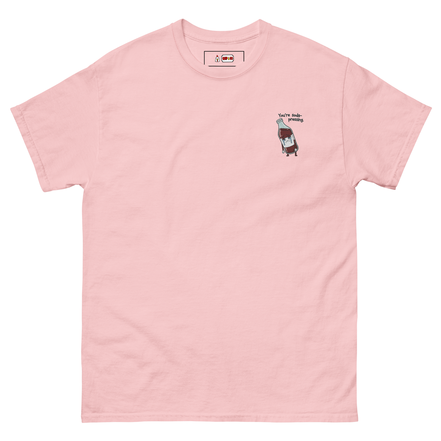 Soda-Pressing Tee Embroidered