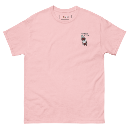 Soda-Pressing Tee Embroidered