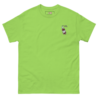 Soda-Pressing Tee Embroidered