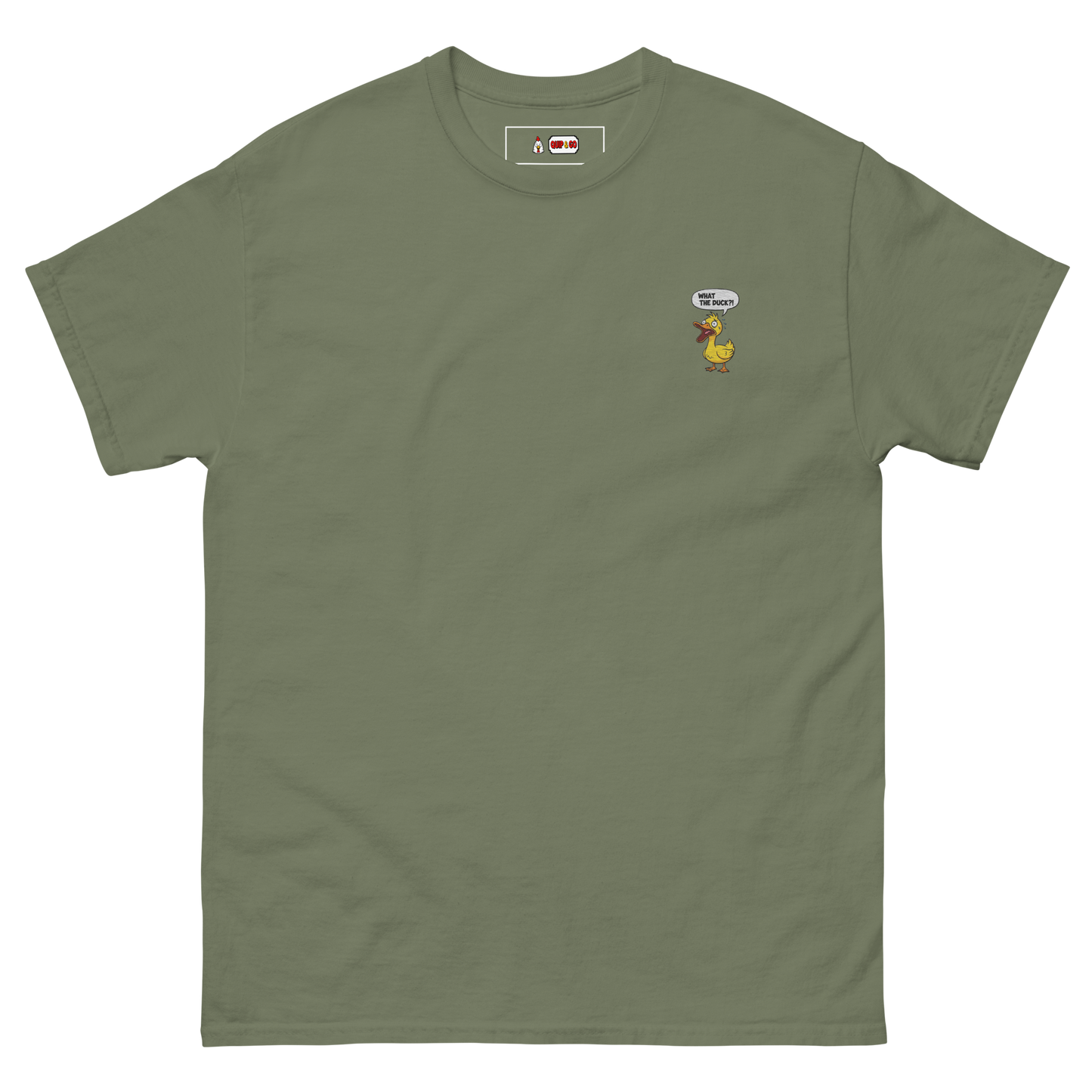 What the Duck? Tee Embroidered