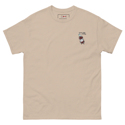 Soda-Pressing Tee Embroidered