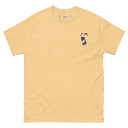 Soda-Pressing Tee Embroidered